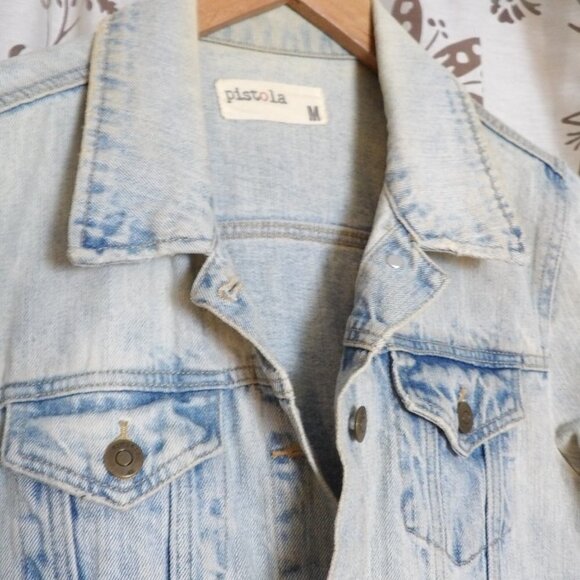 Distressed Denim Jacket - Picture 3 of 7